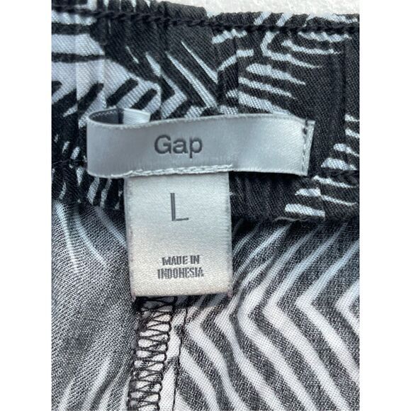 1101 GAP Tropical Palm Leaves Chambray Shorts Size Large - Picture 3 of 4